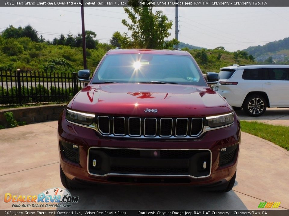 2021 Jeep Grand Cherokee L Overland 4x4 Velvet Red Pearl / Black Photo #2