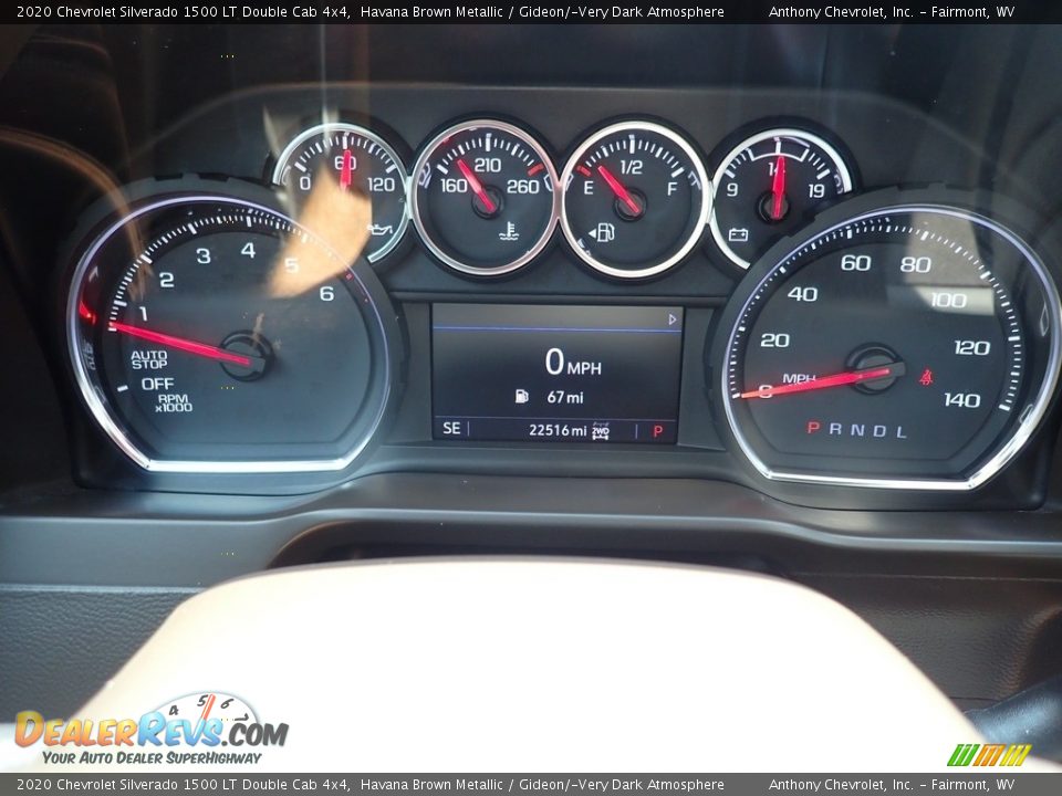 2020 Chevrolet Silverado 1500 LT Double Cab 4x4 Havana Brown Metallic / Gideon/­Very Dark Atmosphere Photo #16