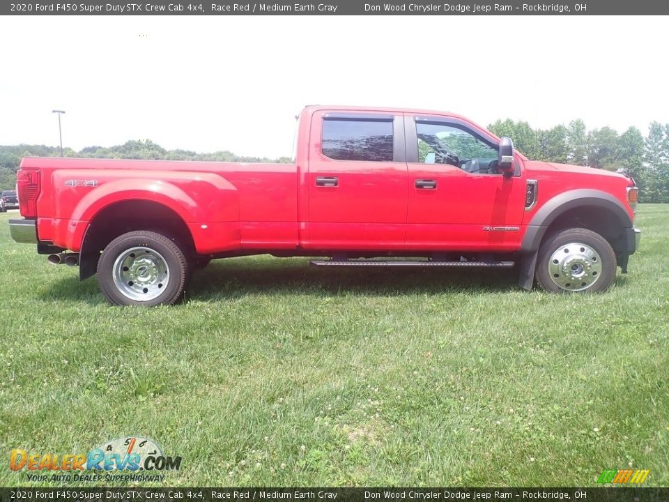 2020 Ford F450 Super Duty STX Crew Cab 4x4 Race Red / Medium Earth Gray Photo #11