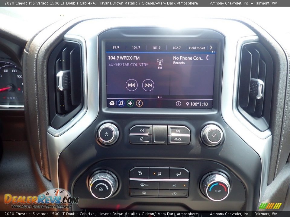 2020 Chevrolet Silverado 1500 LT Double Cab 4x4 Havana Brown Metallic / Gideon/­Very Dark Atmosphere Photo #17