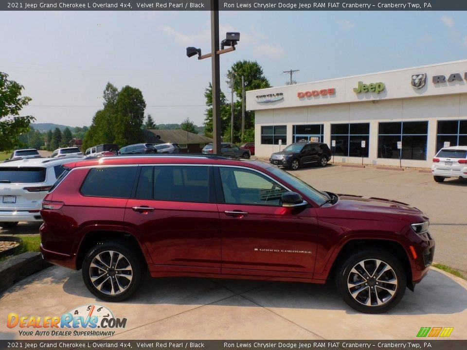 Velvet Red Pearl 2021 Jeep Grand Cherokee L Overland 4x4 Photo #4