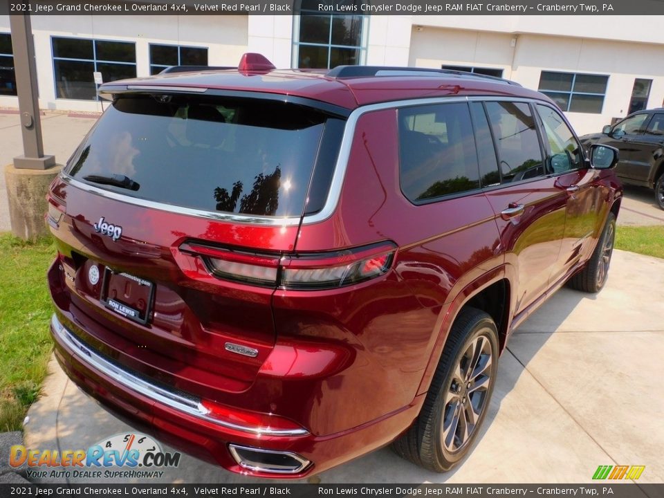 2021 Jeep Grand Cherokee L Overland 4x4 Velvet Red Pearl / Black Photo #5