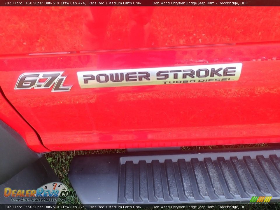 2020 Ford F450 Super Duty STX Crew Cab 4x4 Race Red / Medium Earth Gray Photo #13