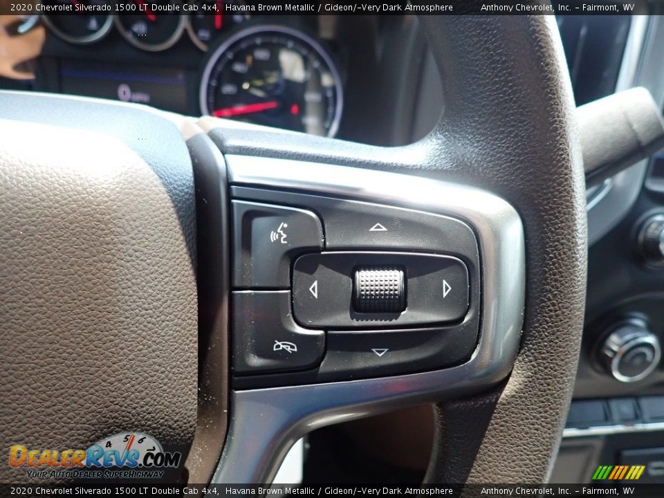 2020 Chevrolet Silverado 1500 LT Double Cab 4x4 Havana Brown Metallic / Gideon/­Very Dark Atmosphere Photo #19