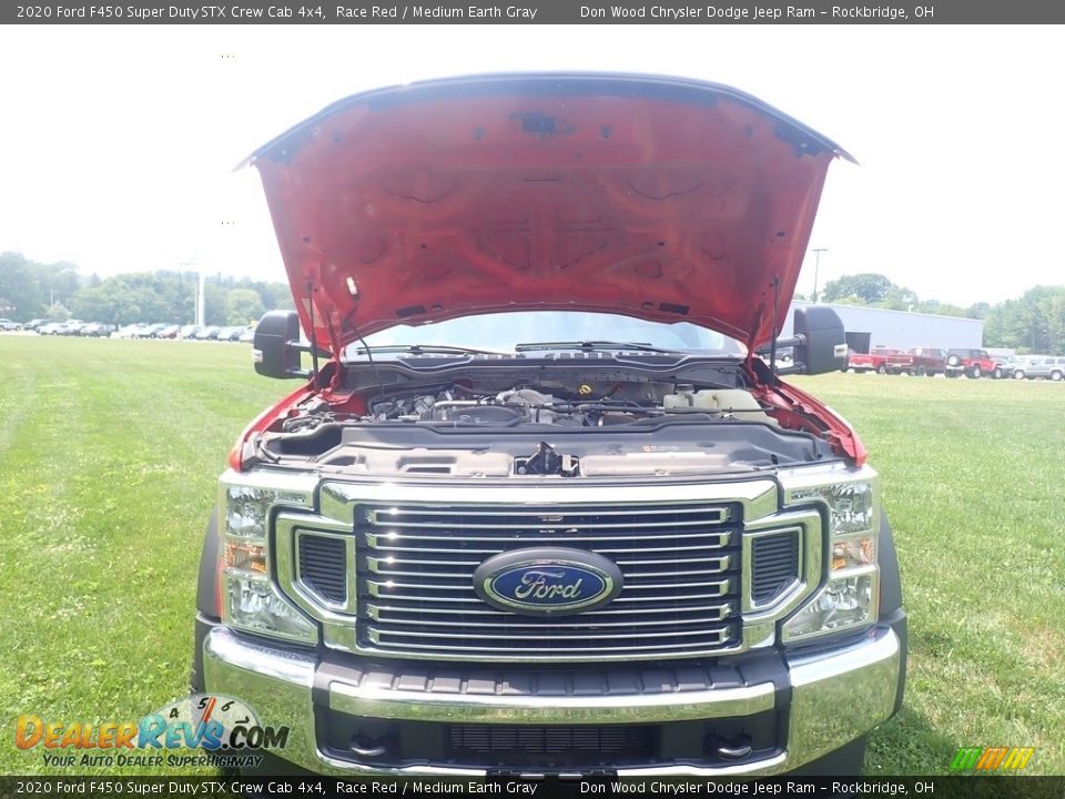 2020 Ford F450 Super Duty STX Crew Cab 4x4 Race Red / Medium Earth Gray Photo #15