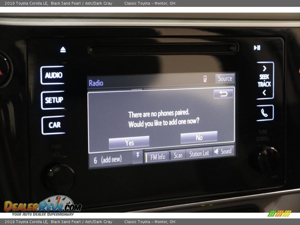 2019 Toyota Corolla LE Black Sand Pearl / Ash/Dark Gray Photo #11