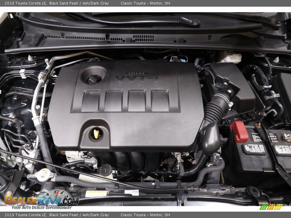 2019 Toyota Corolla LE Black Sand Pearl / Ash/Dark Gray Photo #17