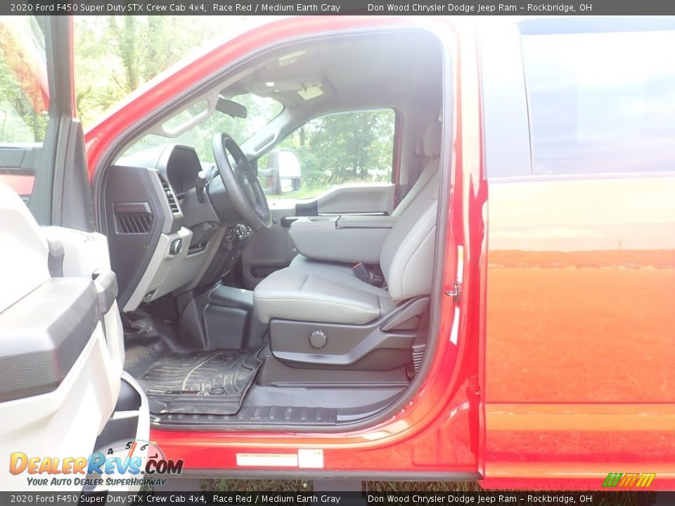 2020 Ford F450 Super Duty STX Crew Cab 4x4 Race Red / Medium Earth Gray Photo #21