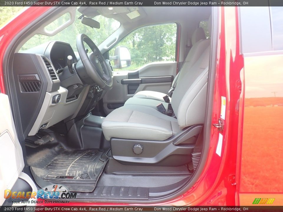 2020 Ford F450 Super Duty STX Crew Cab 4x4 Race Red / Medium Earth Gray Photo #22