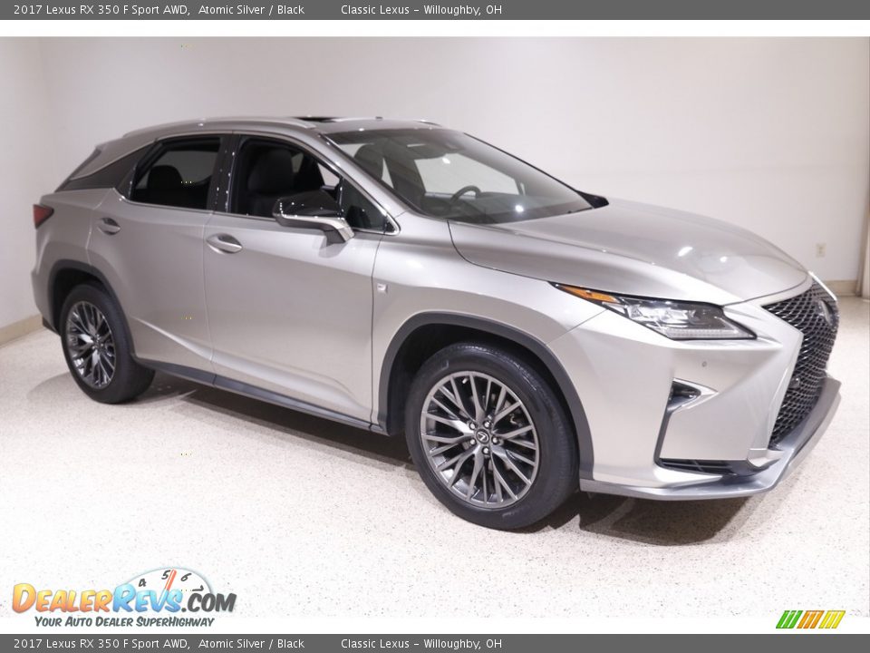 2017 Lexus RX 350 F Sport AWD Atomic Silver / Black Photo #1