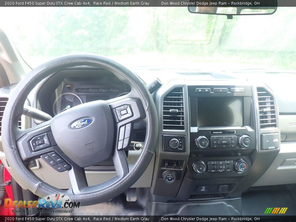2020 Ford F450 Super Duty STX Crew Cab 4x4 Race Red / Medium Earth Gray Photo #23