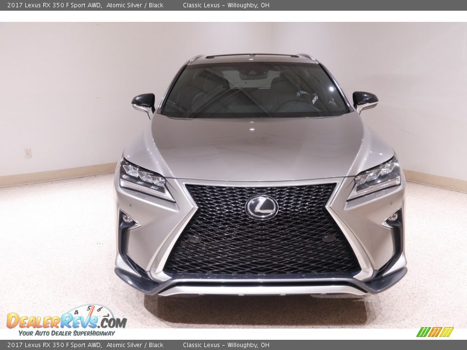 2017 Lexus RX 350 F Sport AWD Atomic Silver / Black Photo #2