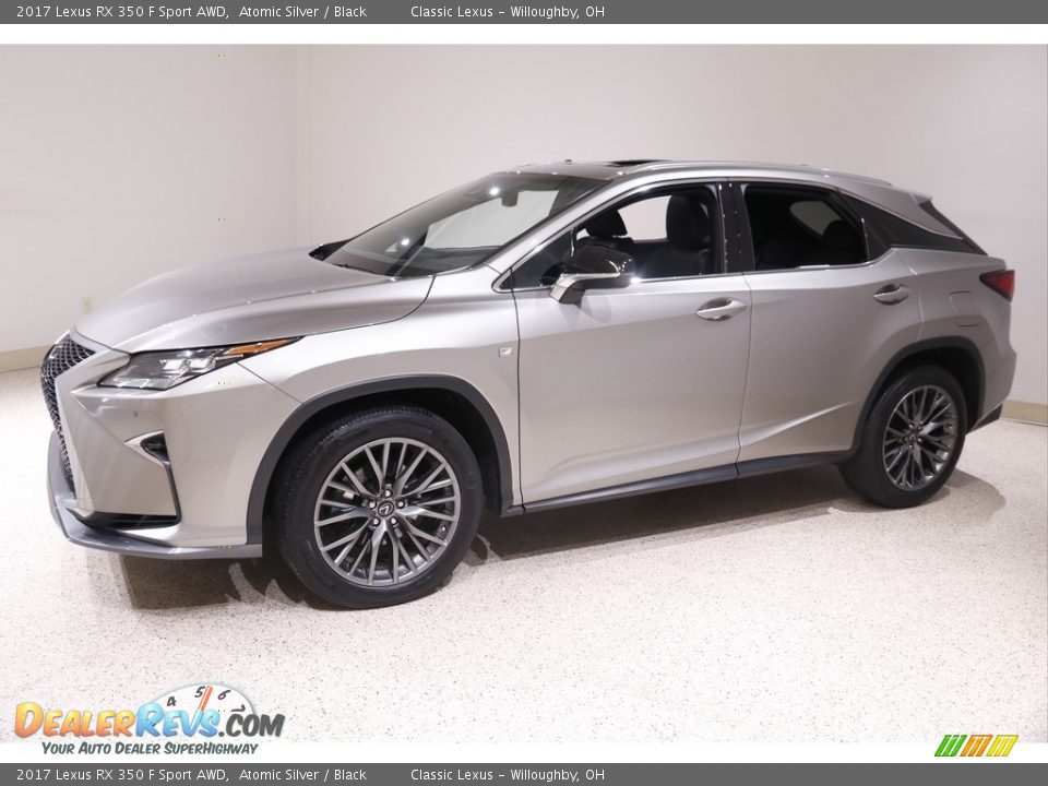 2017 Lexus RX 350 F Sport AWD Atomic Silver / Black Photo #3