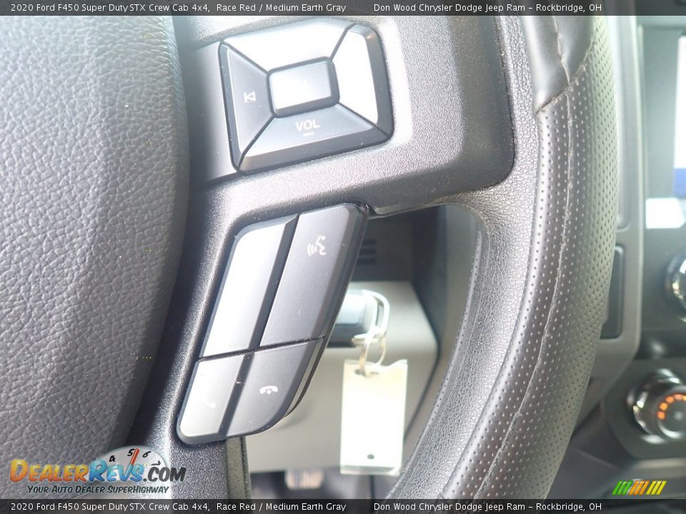 2020 Ford F450 Super Duty STX Crew Cab 4x4 Race Red / Medium Earth Gray Photo #26