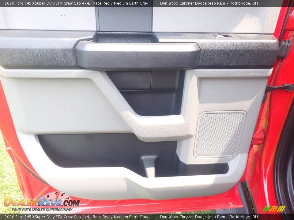 2020 Ford F450 Super Duty STX Crew Cab 4x4 Race Red / Medium Earth Gray Photo #36