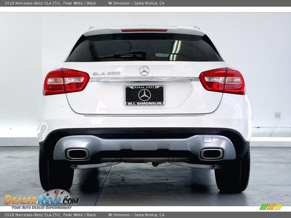 2018 Mercedes-Benz GLA 250 Polar White / Black Photo #3