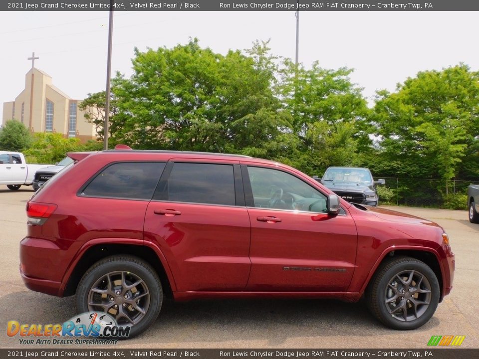 Velvet Red Pearl 2021 Jeep Grand Cherokee Limited 4x4 Photo #4