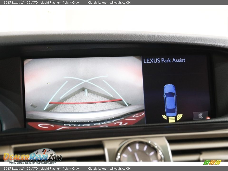 2015 Lexus LS 460 AWD Liquid Platinum / Light Gray Photo #13