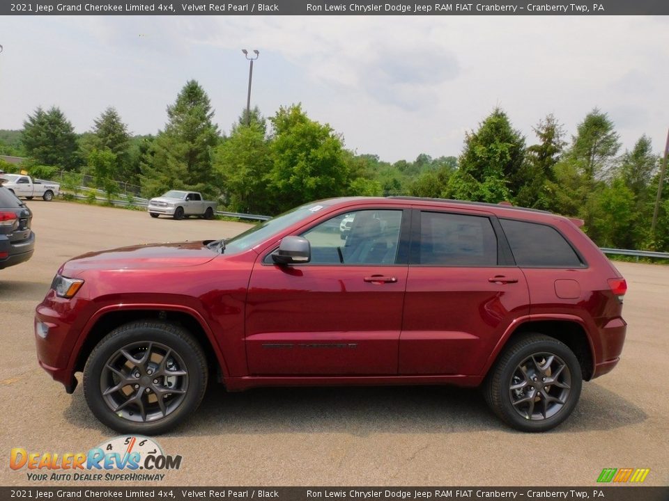 Velvet Red Pearl 2021 Jeep Grand Cherokee Limited 4x4 Photo #9