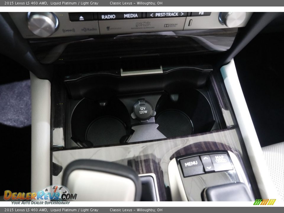 2015 Lexus LS 460 AWD Liquid Platinum / Light Gray Photo #16