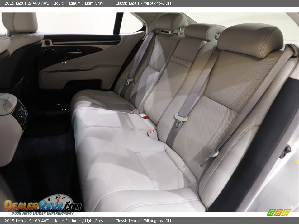 Rear Seat of 2015 Lexus LS 460 AWD Photo #19