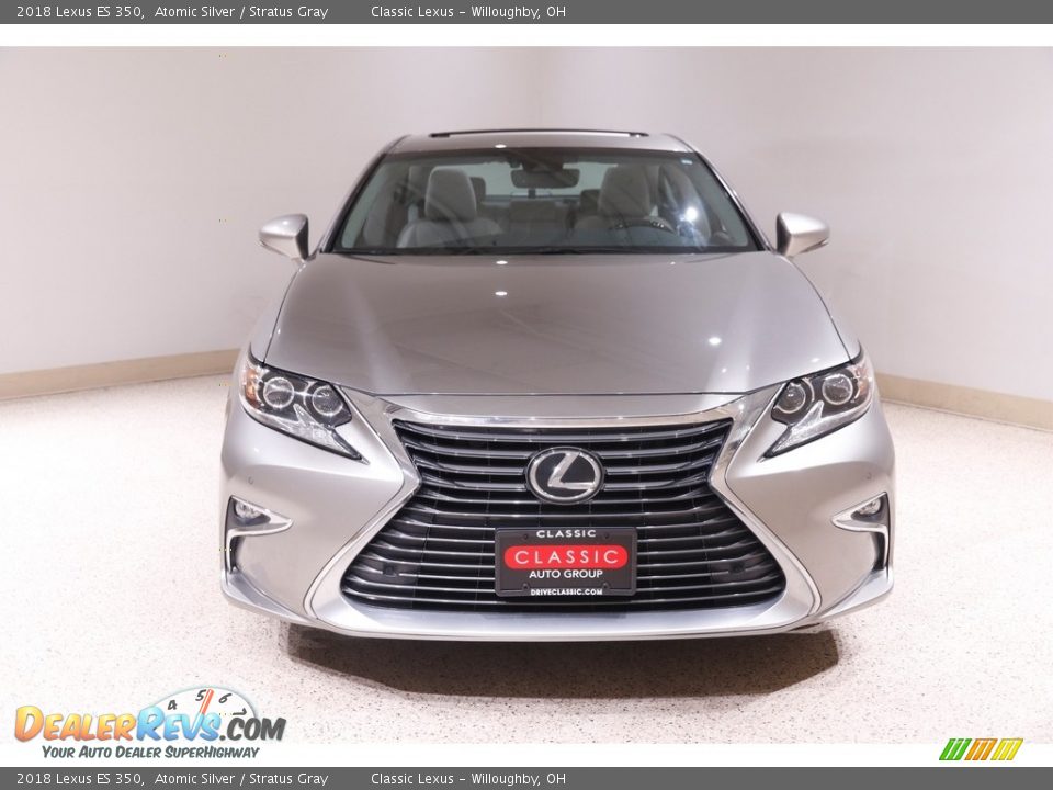 2018 Lexus ES 350 Atomic Silver / Stratus Gray Photo #2