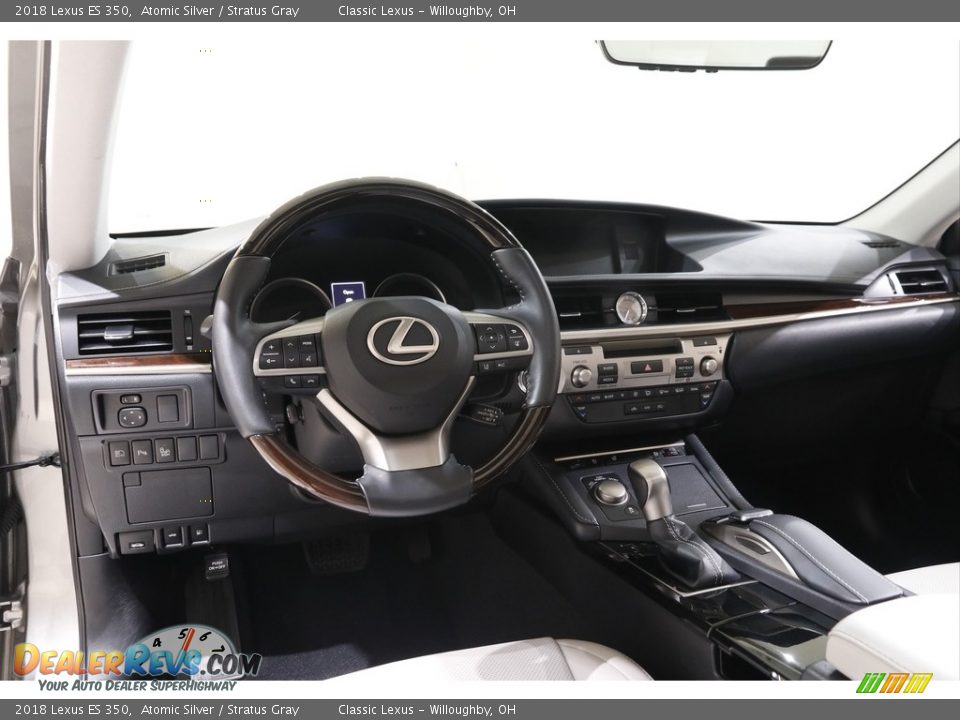 2018 Lexus ES 350 Atomic Silver / Stratus Gray Photo #6