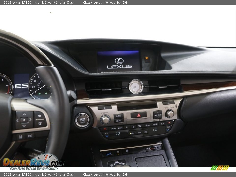 2018 Lexus ES 350 Atomic Silver / Stratus Gray Photo #9