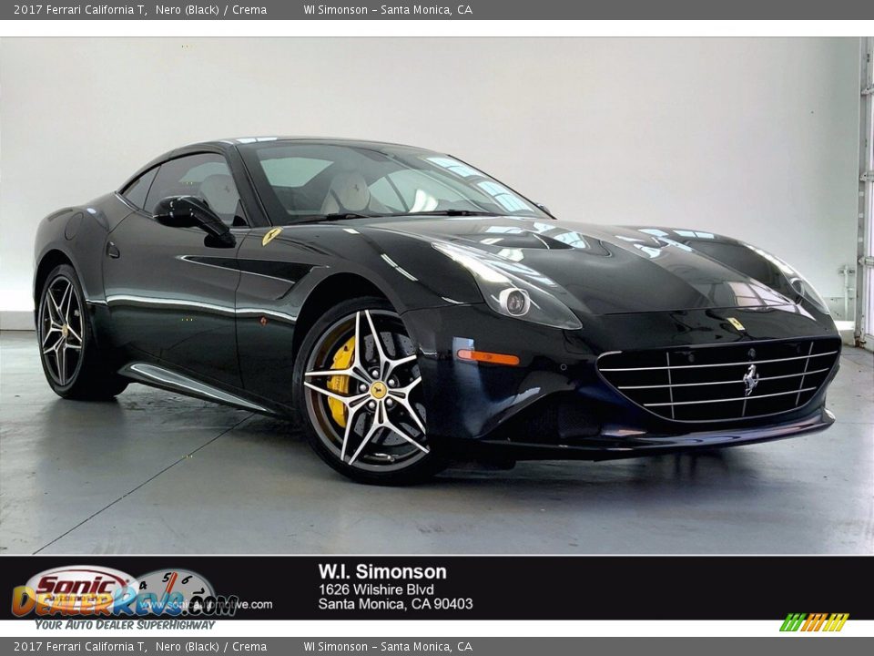 2017 Ferrari California T Nero (Black) / Crema Photo #1