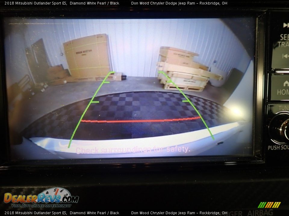 2018 Mitsubishi Outlander Sport ES Diamond White Pearl / Black Photo #2