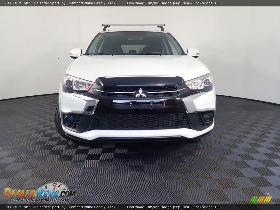 2018 Mitsubishi Outlander Sport ES Diamond White Pearl / Black Photo #4