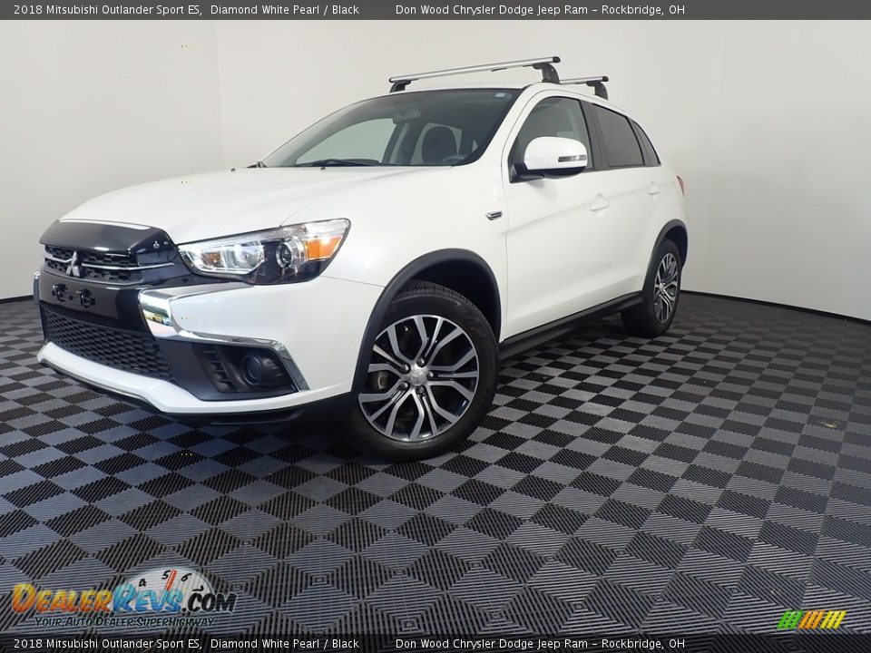 2018 Mitsubishi Outlander Sport ES Diamond White Pearl / Black Photo #5