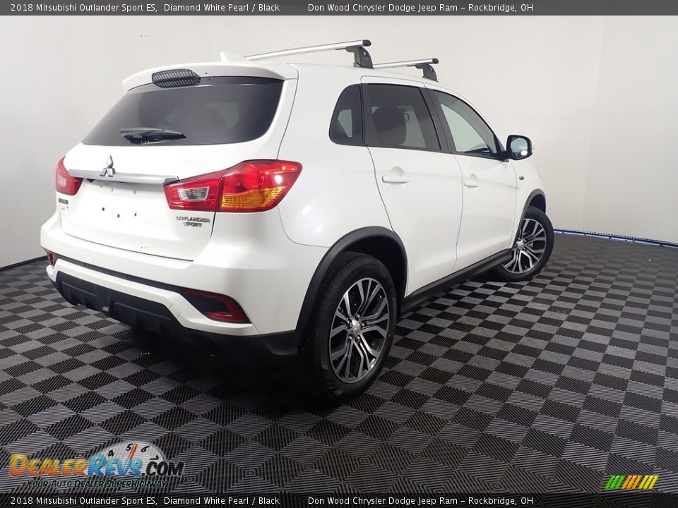 2018 Mitsubishi Outlander Sport ES Diamond White Pearl / Black Photo #9