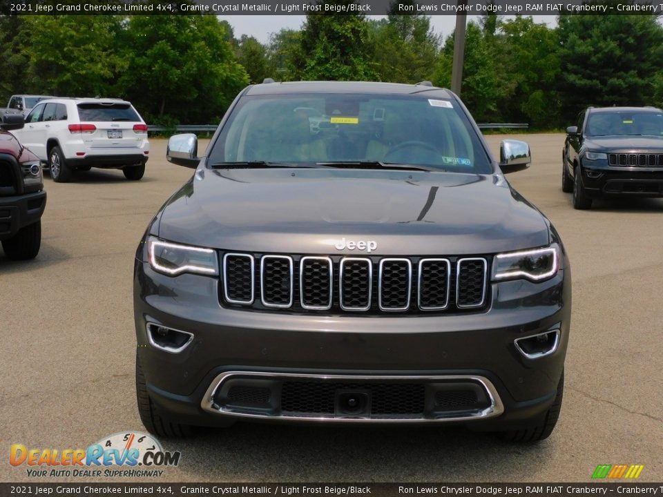 2021 Jeep Grand Cherokee Limited 4x4 Granite Crystal Metallic / Light Frost Beige/Black Photo #2