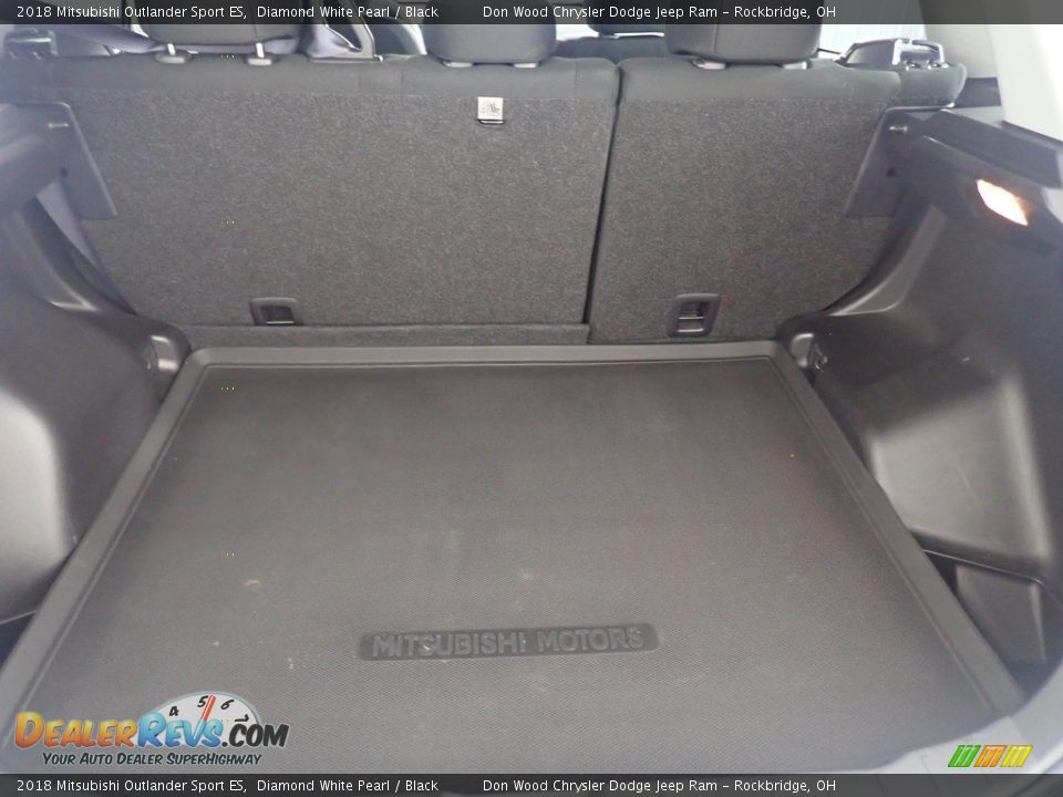 2018 Mitsubishi Outlander Sport ES Diamond White Pearl / Black Photo #14