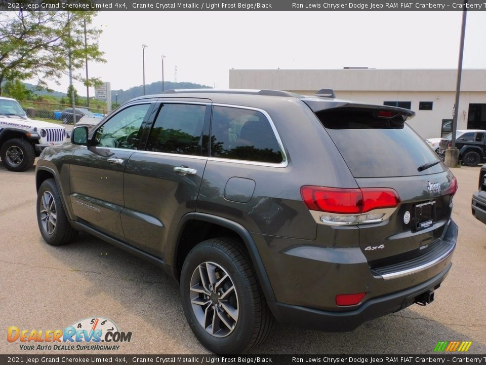 2021 Jeep Grand Cherokee Limited 4x4 Granite Crystal Metallic / Light Frost Beige/Black Photo #8