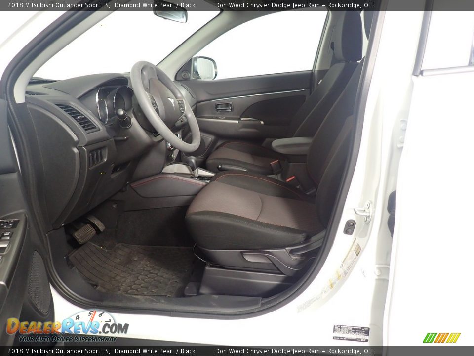 2018 Mitsubishi Outlander Sport ES Diamond White Pearl / Black Photo #18