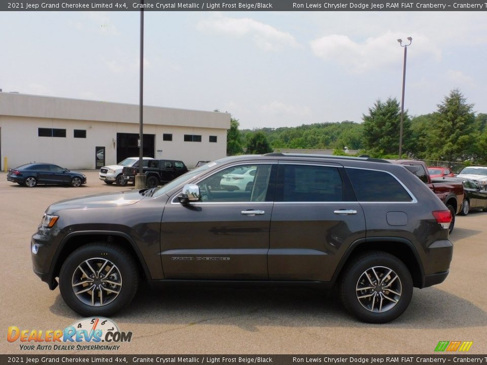 2021 Jeep Grand Cherokee Limited 4x4 Granite Crystal Metallic / Light Frost Beige/Black Photo #9