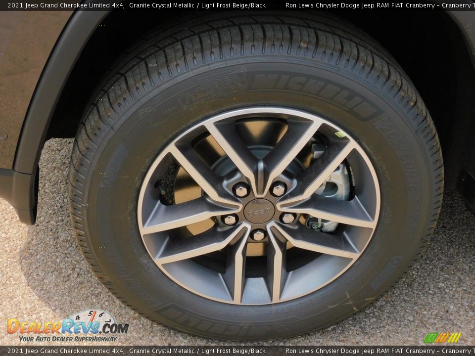 2021 Jeep Grand Cherokee Limited 4x4 Granite Crystal Metallic / Light Frost Beige/Black Photo #10