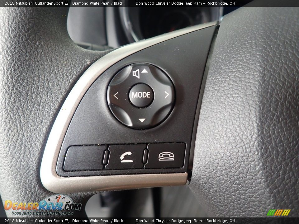 2018 Mitsubishi Outlander Sport ES Diamond White Pearl / Black Photo #21