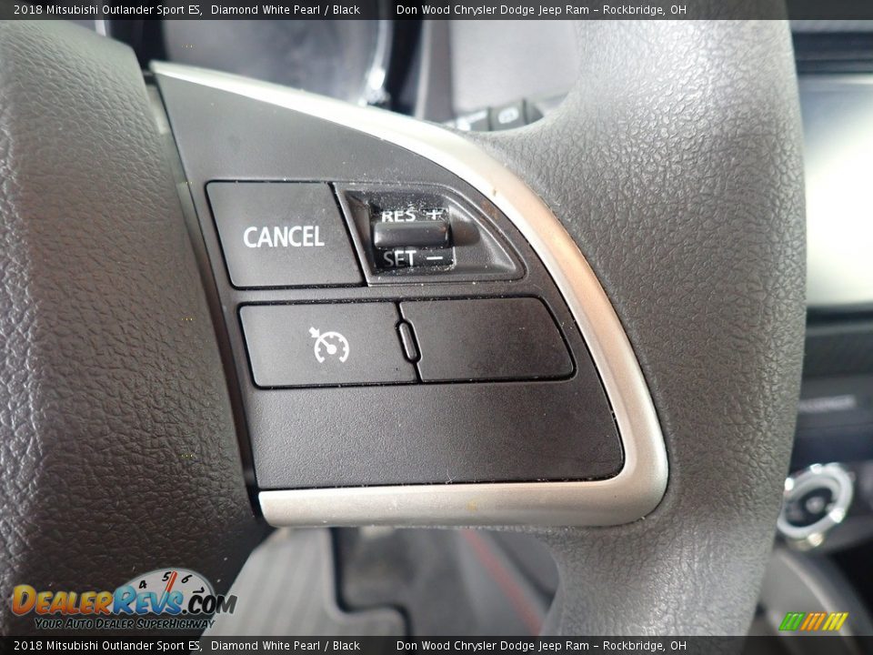 2018 Mitsubishi Outlander Sport ES Diamond White Pearl / Black Photo #22