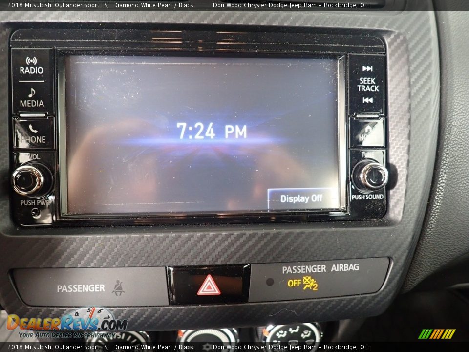 2018 Mitsubishi Outlander Sport ES Diamond White Pearl / Black Photo #24