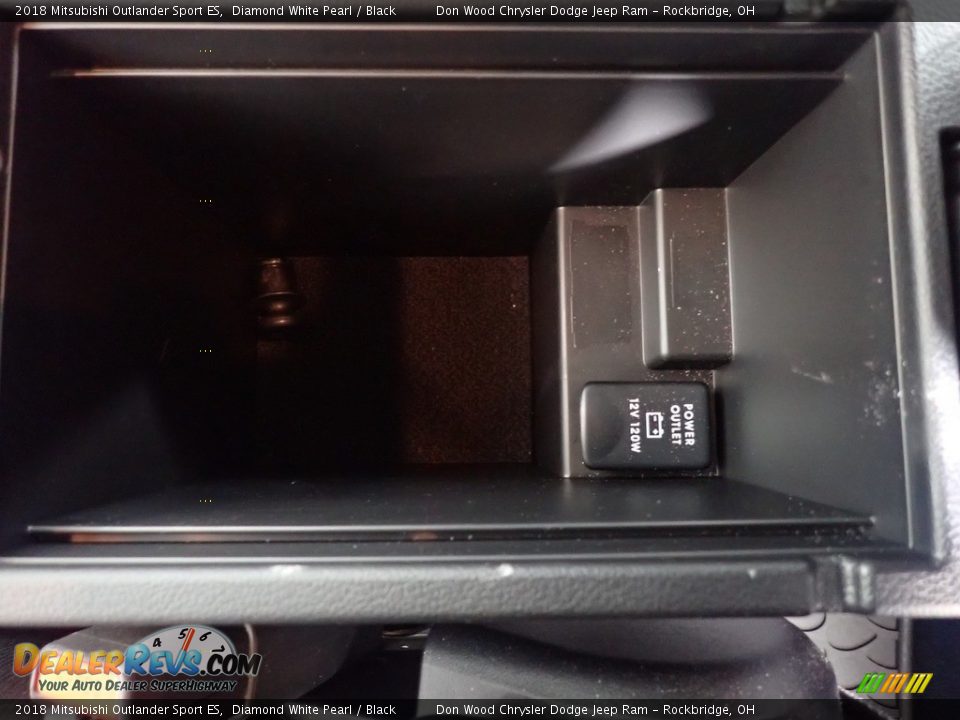 2018 Mitsubishi Outlander Sport ES Diamond White Pearl / Black Photo #28