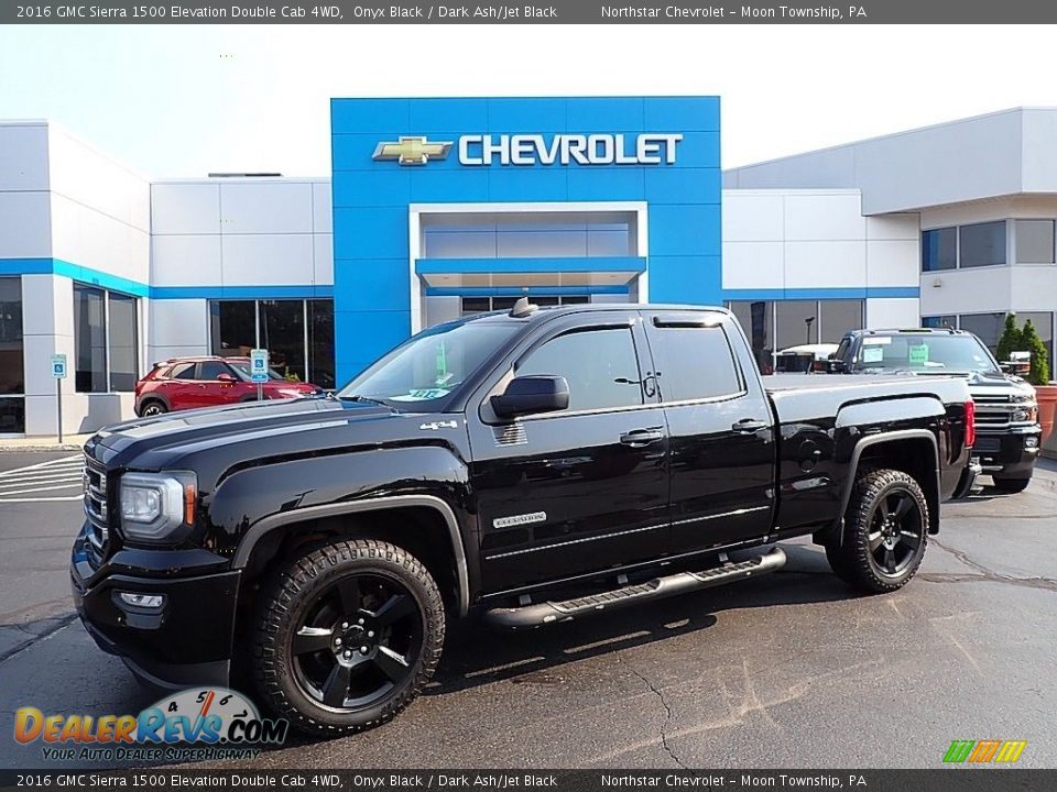 Front 3/4 View of 2016 GMC Sierra 1500 Elevation Double Cab 4WD Photo #1