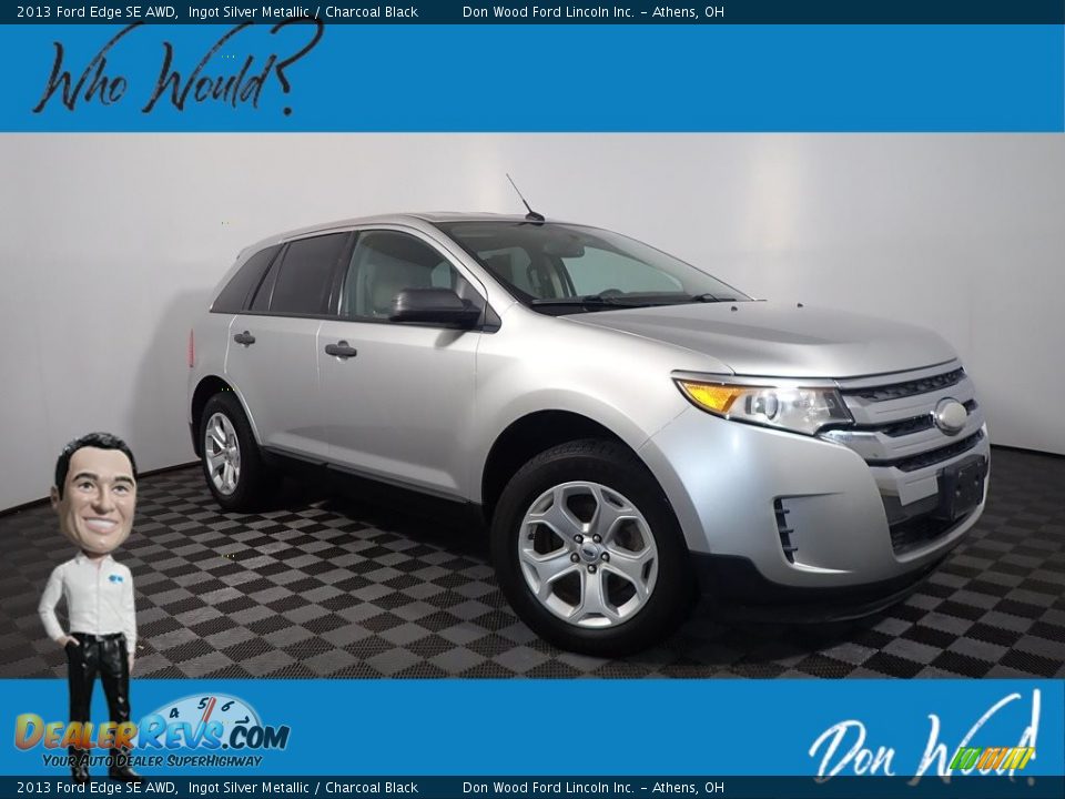 2013 Ford Edge SE AWD Ingot Silver Metallic / Charcoal Black Photo #1