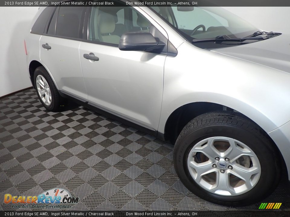 2013 Ford Edge SE AWD Ingot Silver Metallic / Charcoal Black Photo #3