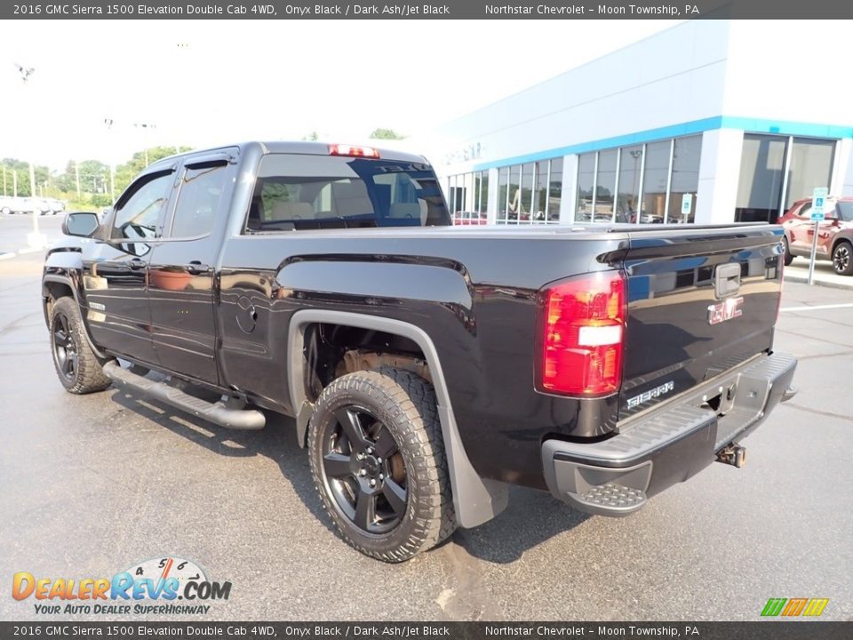 2016 GMC Sierra 1500 Elevation Double Cab 4WD Onyx Black / Dark Ash/Jet Black Photo #4