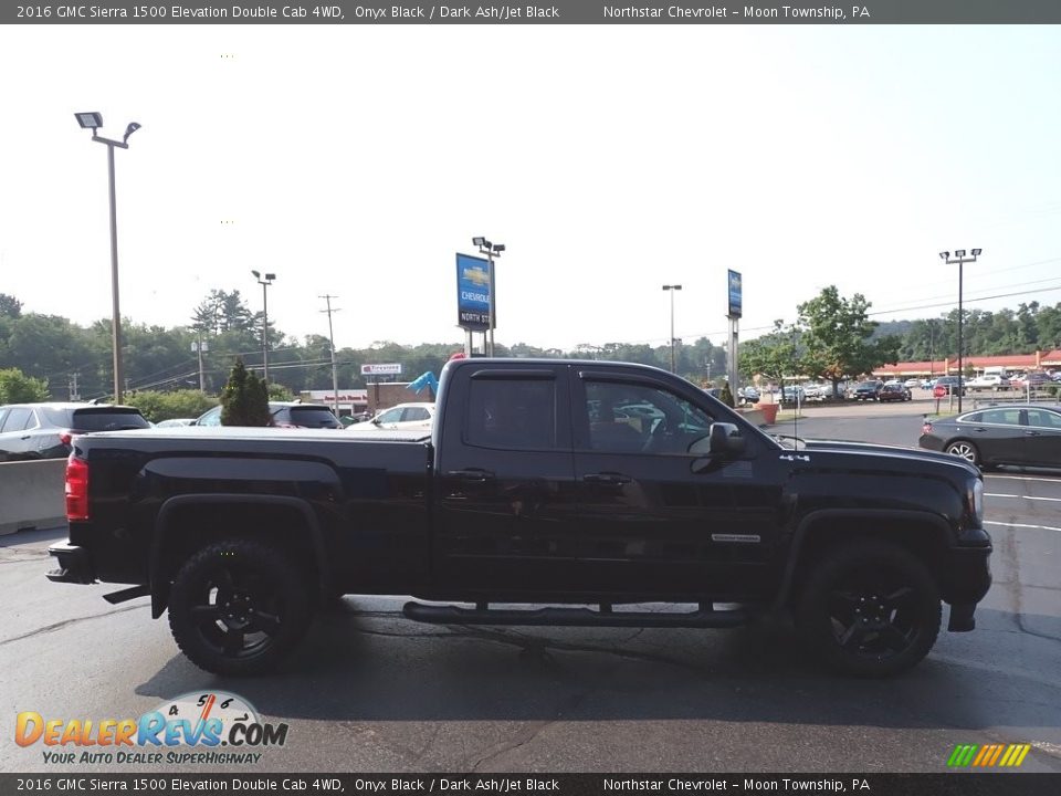 2016 GMC Sierra 1500 Elevation Double Cab 4WD Onyx Black / Dark Ash/Jet Black Photo #9