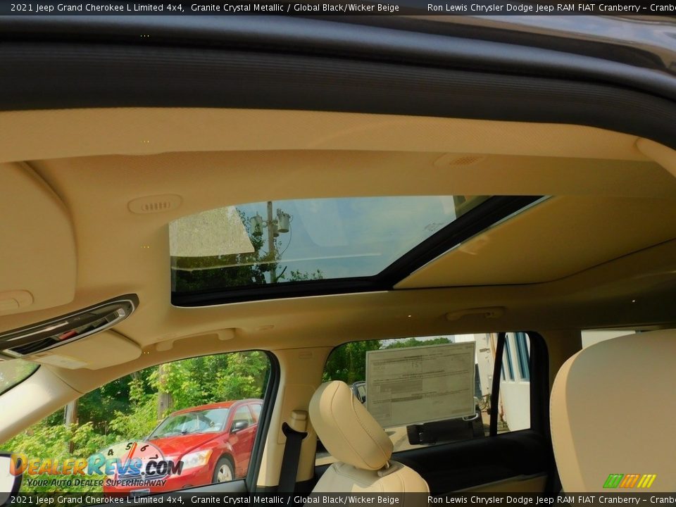 2021 Jeep Grand Cherokee L Limited 4x4 Granite Crystal Metallic / Global Black/Wicker Beige Photo #16