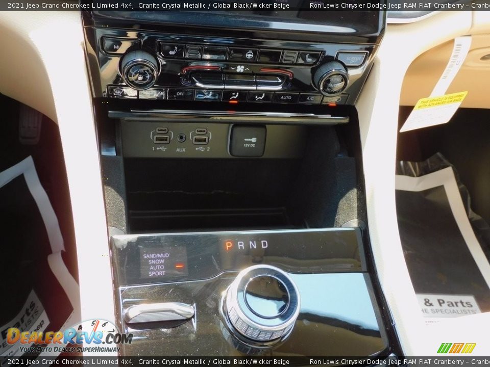 2021 Jeep Grand Cherokee L Limited 4x4 Granite Crystal Metallic / Global Black/Wicker Beige Photo #18